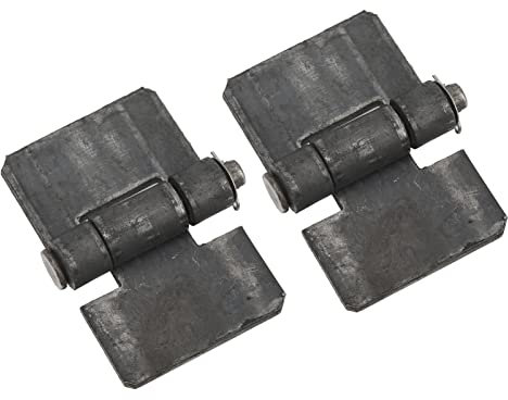 Bisagra a Tope de Puerta de Acero, 2 uds., 106X75X5mm, Rodamiento de Puerta Soldado, Reemplazo de Bisagras a Tope para Remolque,Accesorios para remolques