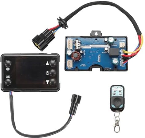 Anlseiod Controller per scheda madre da 12 V/24 V, 3 – 5 KW, per riscaldamento diesel, interruttore LCD per auto diesel, riscaldamento ad aria