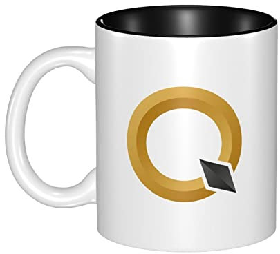 Fototasse 330Ml Buchstabe Q-Logo Tasse Lustig Kaffee Tasse Mehrfarbig Keramik-Tasse Für Kollegen, Geschenk, Männer
