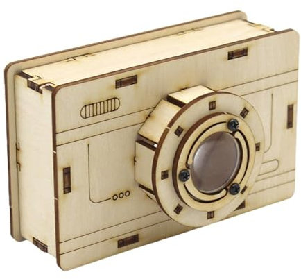 Kamera-Modellbausatz | Kamera-Modellbausatz | Vintage-Kamera-Modellbausatz, Miniatur-Kamera-Modellbausatz, mechanischer Kamera-Modellbausatz, Bildungskamera-Modellbausatz, Kamera-Modellbausatz für