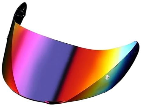 EVURU Helmlinsen-Visier-Ersatz Für AGV K1 K3SV K5 Moto Helm Schild Zubehör Motorrad Anti-Scratch Wind Schild Motorrad Helm Visier(Rose Blue)