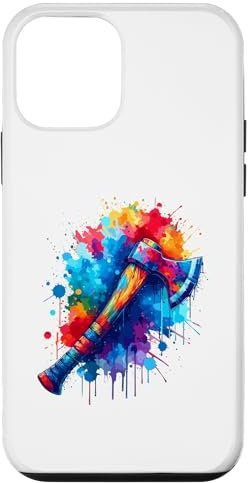 iPhone 12 mini Splash Art Axe Throwing Hatchet Thrower Axes Target Shooting Case