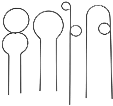 WEISHENG Lot de 4 treillis pour plantes grimpantes, design élégant en métal antirouille pour plantes grimpantes, treillis d'intérieur pour plantes en pot et support de plantes grimpantes d'extérieur,