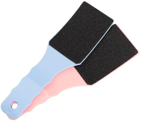 IWOWHERO 2stücke Teiliges Fußscrubber Und Fußfeile Ergonomisches Design Für Sanfte Entfernung Abgestorbener Haut Für Pediküre Und Fußpflege Erhältlich