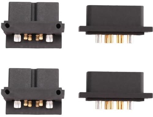 Heozlion 2Pair Lithium Battery Box Power Discharge Connector 6 Pins Male Plug and Female Plug,E-Bike Parts Power Plug for Hailong