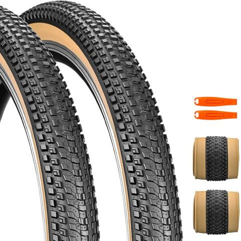 ZUKKA Faltbarer Set Fahrradreifen 24 Zoll Reifen 24x 2.125 57-507 Mountainbike-Reifen für Fahrrad,MTB Mountain Ersatz für Mountainbike Kinderfahrrad, Crusier Bike, Commuter Bike