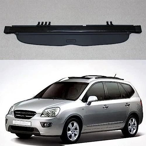 ANYANH Auto Kofferraumabdeckung Ausziehbar Rollo für KIA Carens 2006-2011, Hintere Kofferraum Hutablage, Schattenschutz PrivatsphäRe Vorhang