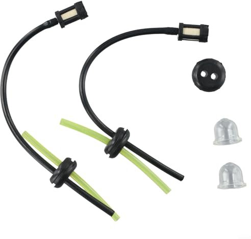 2-Set Fuel Filter & Hose Seal Kit for Brushcutter Equipment – Compatible with EINHELL/GARDENLINE/JACKSON Models, 2-Stroke/4-Stroke Engines, 18mm Tank Diameter