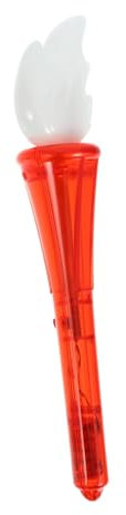 DIYEAH Glowing Torch Led Toy Luminous Torch Simulation Light up Flashing Light Wands for Boys and Girls Party Favors Stick