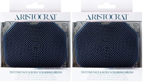 Bizzico Silicone Face & Body Scrubbing Brush - Deep, Gentle & Hygienic Cleansing for All Skin Types (Pack of 2)