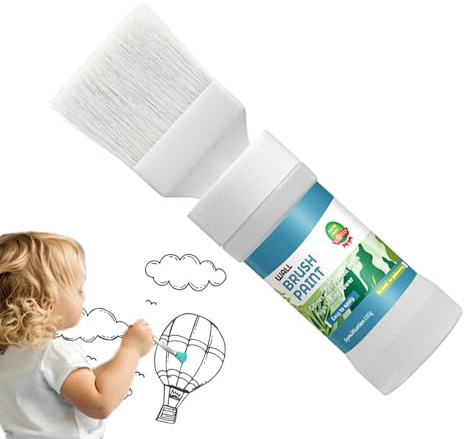 Peinture de retouche murale à séchage rapide - Stylo blanc pour retouche taches, rayures, trous - Kit de réparation facile pour murs intérieurs, propriétaires, locations