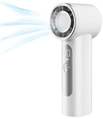 Yidueace Mini Ventilador Manual | Recargable por USB Pequeño Dispositivo Refrescante - Ventilador Portátil para Exteriores,para Viajes, Oficina, Hogar, Camping, Parque Temático, Desplazamientos, Aula,