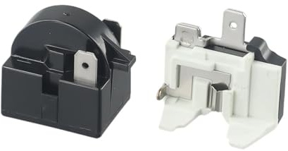 1pc Kühlschrank Starter Überlast Schutz For Kühlschrank PTC Starten Relais 1/2 Pin 15 Ohm + 1/6H Kompressor Überlast Schutz(1Pin 15 Ohm)