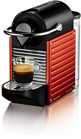 Nespresso Pixie Coffee Machine, Electric Red by Krups