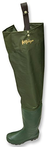 Michigan Waterproof Nylon Hip Waders for Fly/Coarse Fishing Size 10