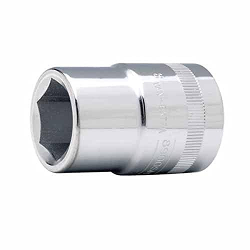 Bahco 8900SM-32 Standard Length Socket, Silver, 3/4-Inch Hex 32 mm