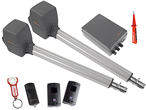 Hörmann Rotamatic 2 BiSecur Serie 3 Drehtorantrieb 2-flüglig + 1x Handsender HSE4 BS + Lichtschranken EL301 EADAMS Set 4in1B