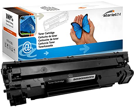 Starlet24 1x 85A Toner ersetzt HP 85A CE285A Schwarz für Laserjet P1005 P1006 P1007 P1008 P1009 P1100 P1101 P1102 P1103 P1104 P1106 P1108 P1505 M1002 M1120 M1130 M1132 M1136 M1210 M1212 M1217 M1522