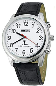 Ravencourt Living Radio Controlled Talking Watch, Large, Black, 56 g