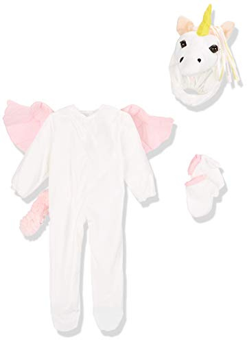 small foot 11123 Kostüm Einhorn, beliebtes Ganzkörper-Kostüm, Verkleidung für Kinder ab 3 Jahren, Kleidergröße: 86 - 92