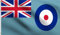 DMSE British Royal Air Force Fähnrich RAF Flagge, 90 x 150 m, 100 % Polyester, 100 D Flagge, UV-beständig 3' X 5' Ft Foot 3' X 5' Ft Foot