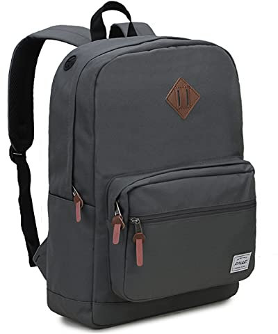 RAVUO School Backpack for Men, Water Resistant Travel Backpack 15.6 Inch Laptop Backpack Rucksack College Book Bag with Two Bottle Pockets