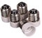 5 PCS E27 à E14 adaptateur de douille, moyen de vis à la base intermédiaire Ampoule adaptateur de douille Convertisseur dispositif d'éclairage Réducteur