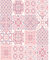 FoLIESEN Fliesenaufkleber für Bad, Küche, Badezimmer - Fliesen-Folie selbstklebend - Azulejo Rosado -16 Klebefliesen, .:20x25 cm / 16-tlg. Set