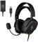 Noua Banshee Cuffie Gaming RGB USB Over-Ear Driver da 50 mm, Cuffie da Gioco con 3.5mm Jack e Scheda Audio Esterna USB 7.1, Microfono Flessibile Rimovibile per PC, Mac, Laptop, PS4, PS5
