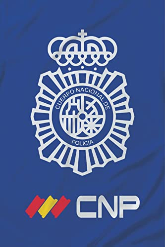 PORRAS ESTAMPACION & BANDERAS Manta de Regalo POLICA Nacional CNP Ropa Camiseta Guardia Civil Tejido Polar. Manta Benemérita (70X120 cm)