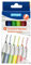 Stylex 32830 - Outlinemarker, wasserfest, mit einzigartigen Doppellinien, Strichstärke 1-2 mm, 6er Set, ideal zum Beschriften und Gestalten