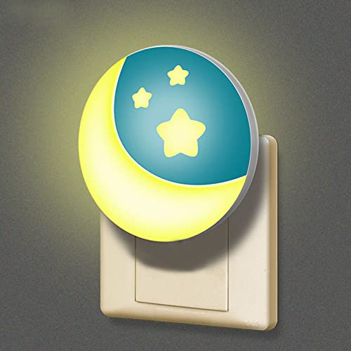 Luce Notturna Neonati da Presa, Lampada da Notte con Sensore Crepuscolare, Punto LED Luci di Cortesia Casa per Camera da Letto Bambini, Illuminazione a Muro, Neonato Accessori Utili