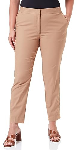 GANT Damen D1. Slim Cigarette Slack Klassische Hose, Warm Khaki, 44W EU
