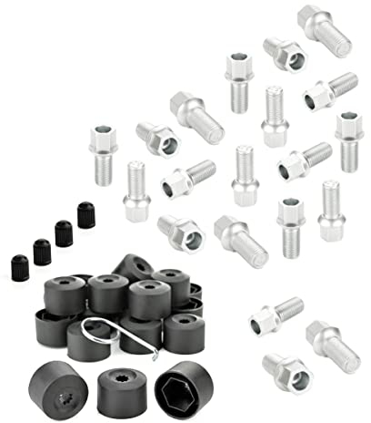 LST 20x Radbolzen mit Abdeckkappen Kugelbund M14x1,5x27 A1 A2 A3 A5 A7 A8 Q2 TT