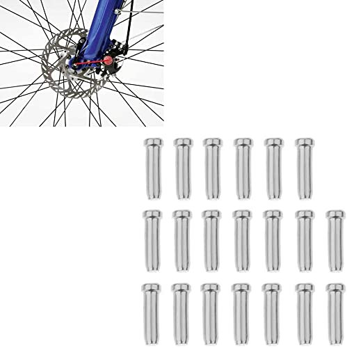 Extrémités de câble de vélo Alliage Embouts de câble de frein de vélo de montagne Embouts de câble de vélo Embouts de fil de frein 20 pcs