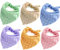 Hundehalstücher für Katzen, Geburtstag, niedlich, weiche Baumwolle, waschbar, für den täglichen Gebrauch, Rosa, Grün, Blau, Orange, Violett, verstellbares Zubehör für kleine, mittelgroße und große
