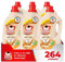 Omino Bianco - Detersivo Lavatrice Liquido, 264 Lavaggi, Rispetta Colori e Tessuti, Fresco Profumo con Essenza Cuore di Marsiglia, 1760 ml x 6 Confezioni