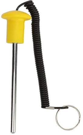 Topiky Gym Weight Stack Pin, Weight Stack Pin with Pull Rope Magnetic Strength Training, Gym Weight Stack Pin Selector Lock Pin Magnetic 8mm Diameter with Lanyard Gym Accessory