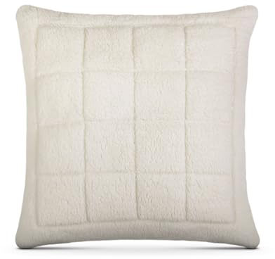 Bestlivings Kissenhülle 80x80cm inkl. Kissen - Sherpa-Fleece - Kuscheliger Bezug mit Reißverschluss - ideal als Dekokissen Schlafkissen Sofakissen - Öko Tex