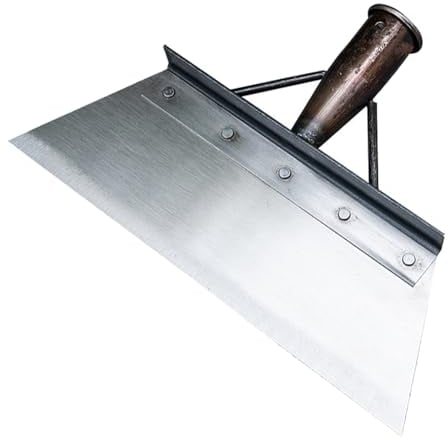 Pala da Giardino in Acciaio Inox, Vanga, Vanga per Orto Multifunzionale, Paletta Giardinaggio, Pale per la Pulizia Delle Aziende Agricole e All' Aperto