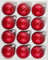 Navidacio 12 TLG. Glas-Weihnachtskugeln Set in Hochglanz Rot Silber Regen - Neuheit - Christbaumkugeln - Weihnachtsschmuck-Christbaumschmuck
