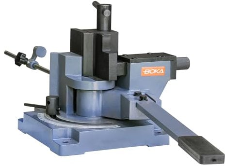 SCHWENKBIEGEMASCHINE Metallkraft Winkelbieger UB-100A | Stahlguss-Biegemaschine für Baustahl bis 102mm | 120° Biegewinkel