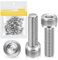 Tornillos cilíndricos M6 x 20 mm con hexágono interior, 20 unidades, Caianwin DIN 912 de acero inoxidable (A2 V2A), tornillos para máquinas industriales, vehículos de motor, construcción
