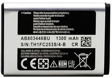 Fayerkar Akku kompatibel für Samsung GT-B2710 Handy Smartphone Telefon (1300mAh, 3,7V, Li-Ion)