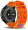AireWiki Nylon Armband Kompatibel mit Suunto 9/Suunto 7/Suunto 9 Baro Uhrarmband Stoff Sport Klettverschluss Armbänder Ersatz für Suunto 9/Suunto 7/Suunto 9 Baro (orange)