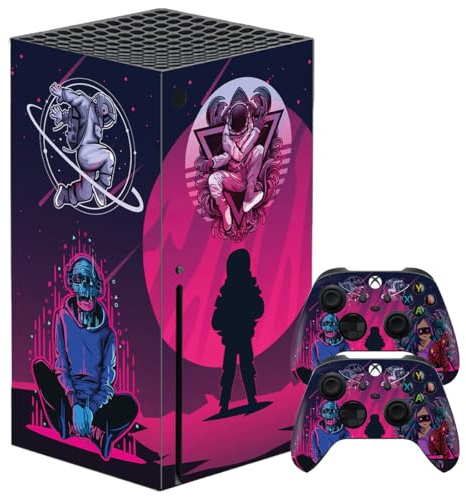 Pellicola adesiva in vinile per Xbox Series X, 3M™, di alta qualità, per console e controller, antigraffio, senza bolle, facile da applicare, rimozione senza residui, cover personalizzata per gaming,