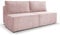 Kaiser Möbel - Sofa mit Schlaffunktion - Compi Couch für Wohnzimmer - Schlafsofa, Federkern, Sofagarnitur, Polstersofa, Wohnlandschaft - Easy-Clean Cordstoff Stoff - 98x192x90cm - Rosa