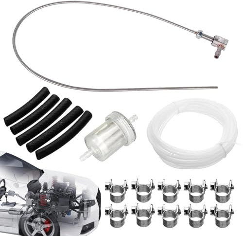 Oil Tank Pipe, Oil Tank Sender Standpipe, Heating Hose, Standpipe, Recovery Inline, Replacement, Air Kit, Rustproof, Clip Hose to Improve Efficiency