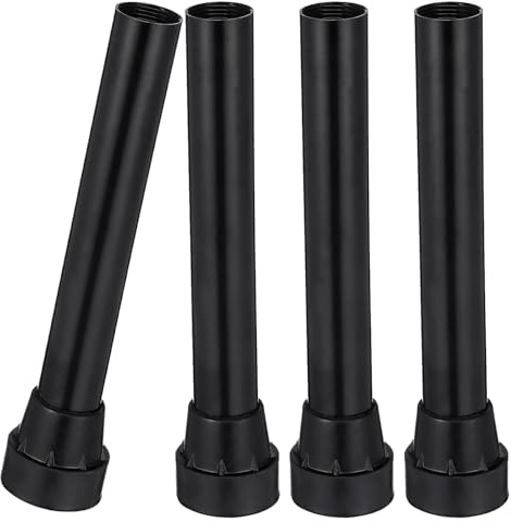 4PCS Universal Trampoline Replacement Legs with Covers Pad Stainless Steel Trampoline Leg Tube Mini Trampolines Bounce Part 7in Parts Replacement Pad Mini Cover