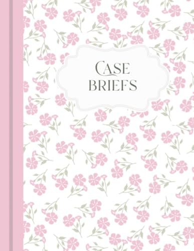 Case Brief Notebook for Law Students | 8.5 x 11 | 100 Case Templates | IRAC Format | Law School Supplies | Law Student Essentials